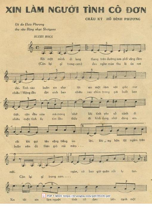 Xin làm người tình cô đơn