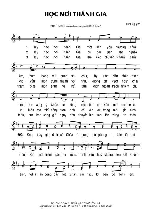 Học Hỏi Thánh Gia