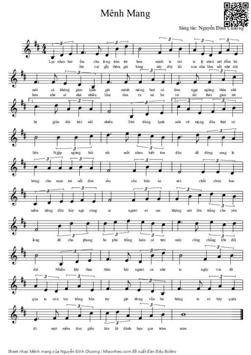 Mênh mang - Nguyễn Đình Chương