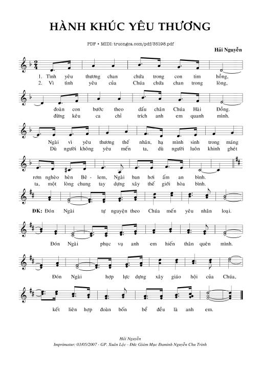 Hành Khúc Yêu Thương