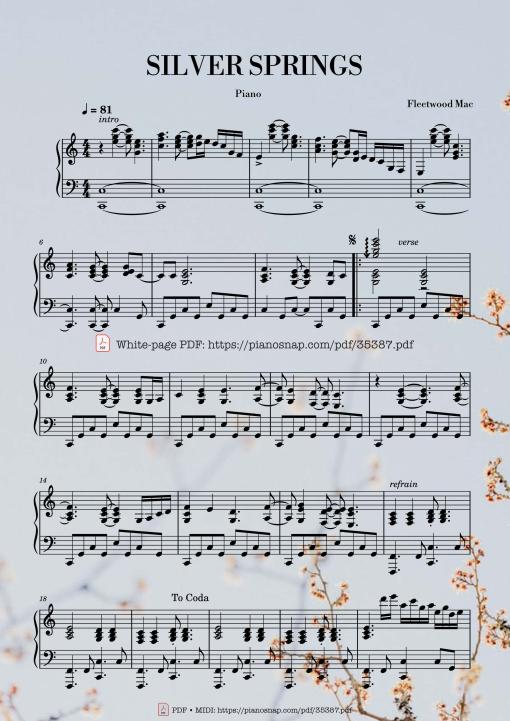 Silver Springs Piano