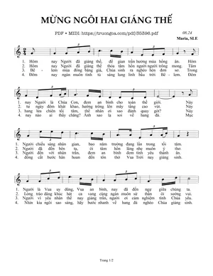 Mừng Ngôi Hai Giáng Thế