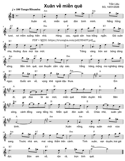 Xuân về miền quê