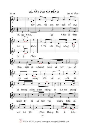 Thánh Vịnh 39, Này Con Xin Đến 2