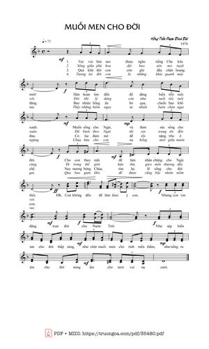 Muối Men Cho Đời