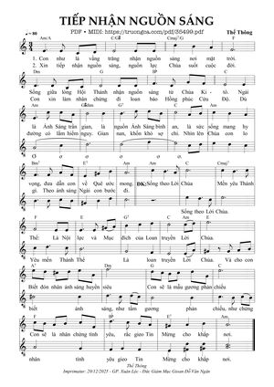 Tiếp Nhận Nguồn Sáng