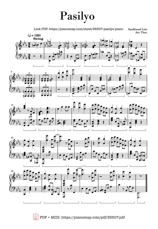 Pasilyo Piano - SunKissed Lola