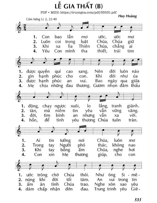 Lễ Gia Thất B - Huy Hoàng