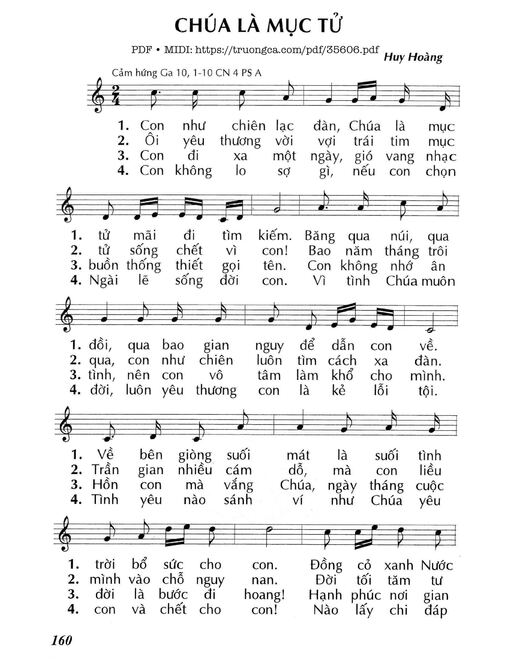 Chúa Là Mục Tử - Lm