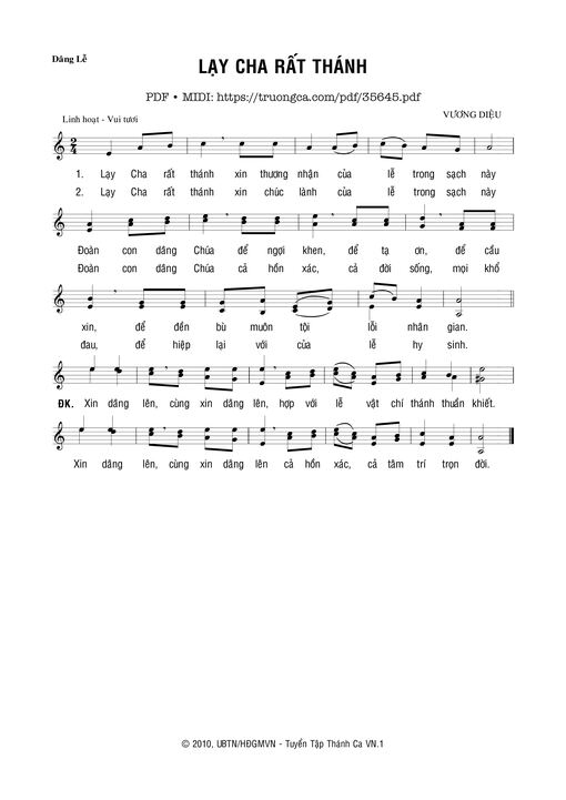 Lạy Cha Rất Thánh