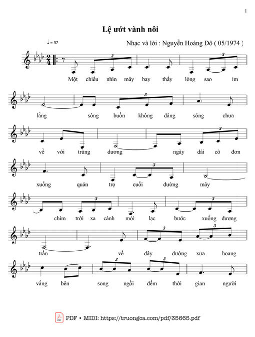 Lệ ướt vành nôi