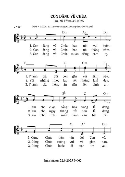 Con Dâng Về Chúa