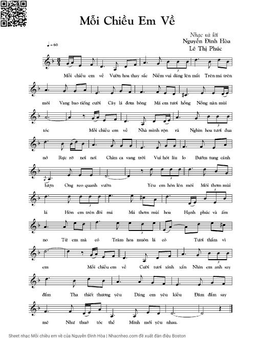 Mỗi chiều em về