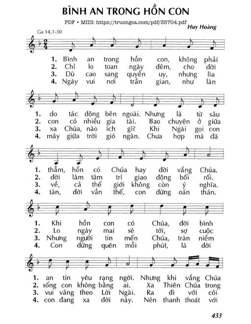 Bình An Trong Hồn Con