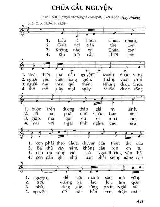 Chúa Cầu Nguyện