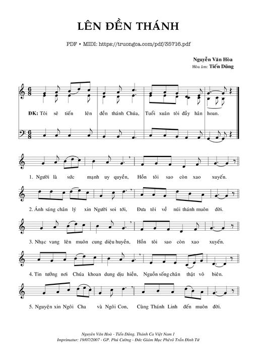 Lên Đền Thánh - Nguyễn Văn Hòa