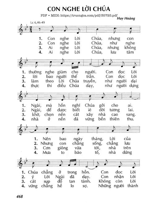 Con Nghe Lời Chúa