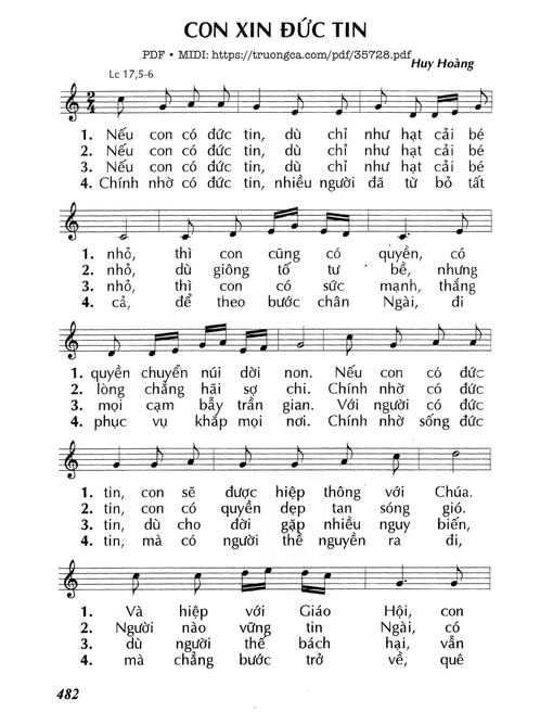 Con Xin Đức Tin