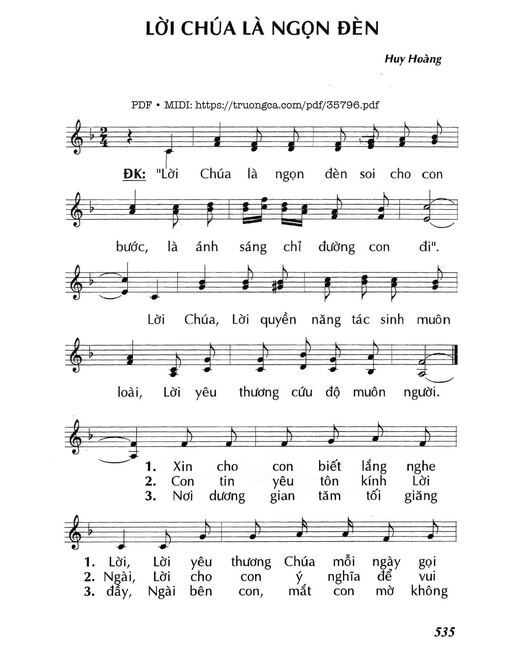 Lời Chúa Là Ngọn Đèn