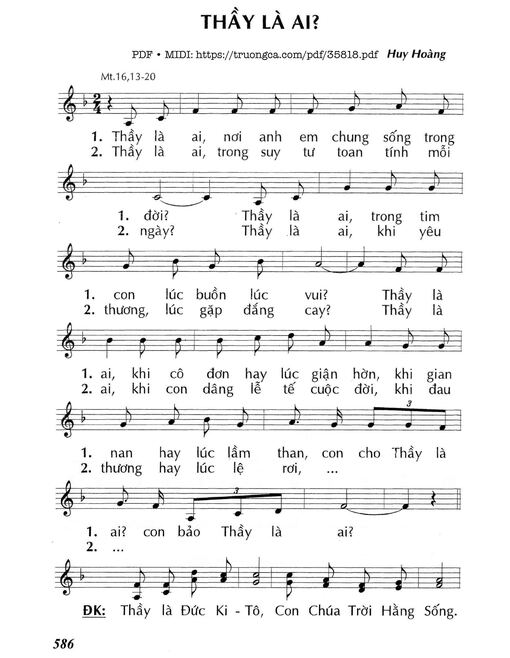 Thầy Là Ai? - Huy Hoàng