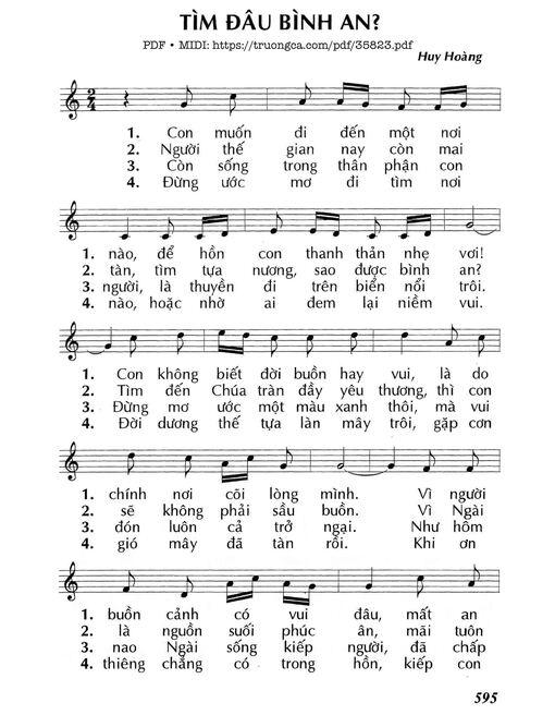 Tìm Đâu Bình An