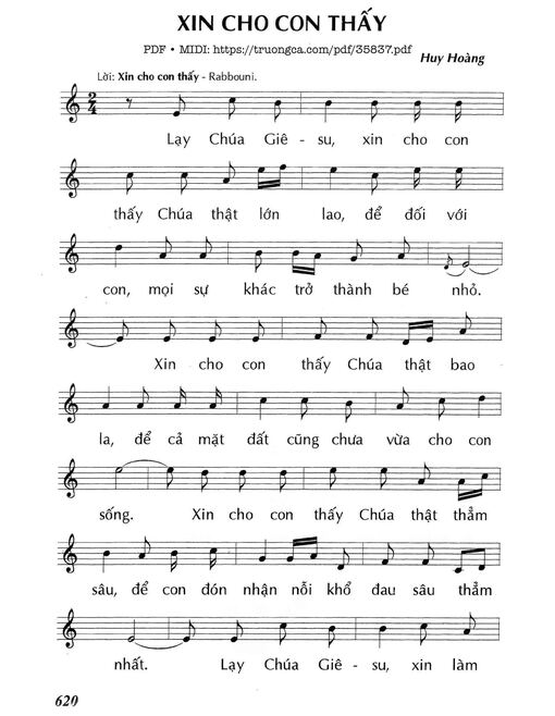 Xin Cho Con Thấy - Huy Hoàng