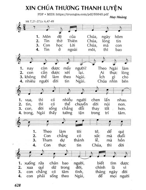 Xin Chúa Thương Thanh Luyện