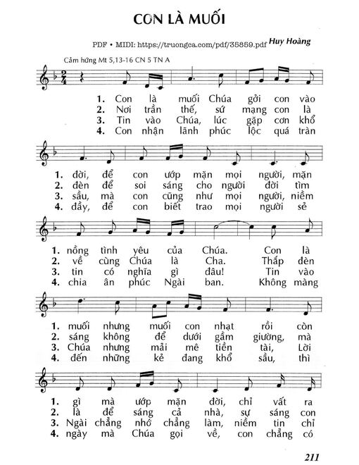 Con Là Muối (Cn5 Tna)