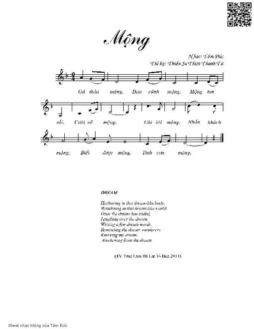 Mộng - Tâm Đức