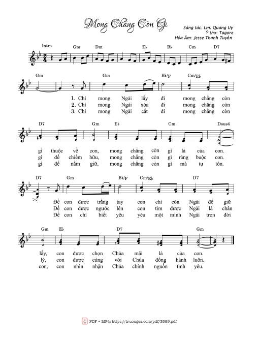 Mong chẳng còn gì