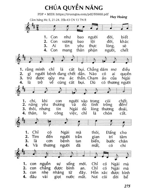 Chúa Quyền Năng (Cn13 Tnb)