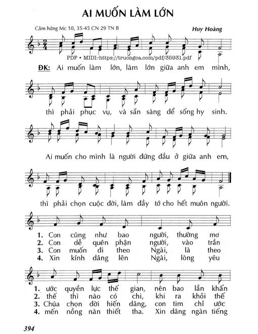 Ai Muốn Làm Lớn (Cn29 Tnb)