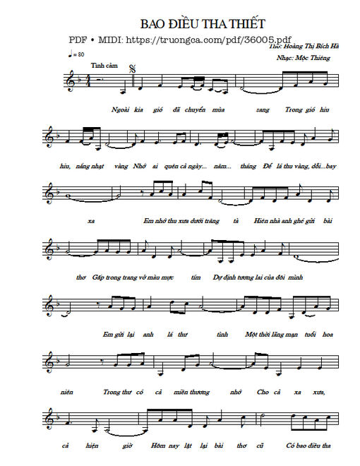 Bao điều tha thiết