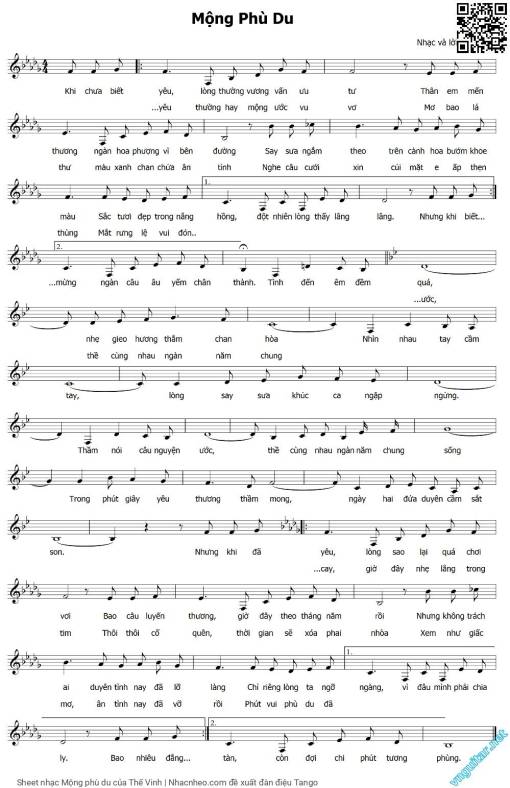 Mộng phù du - Thế Vinh