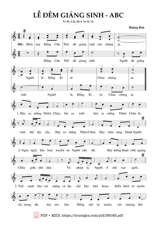 Lễ Đêm Giáng Sinh Abc (Tv 95)