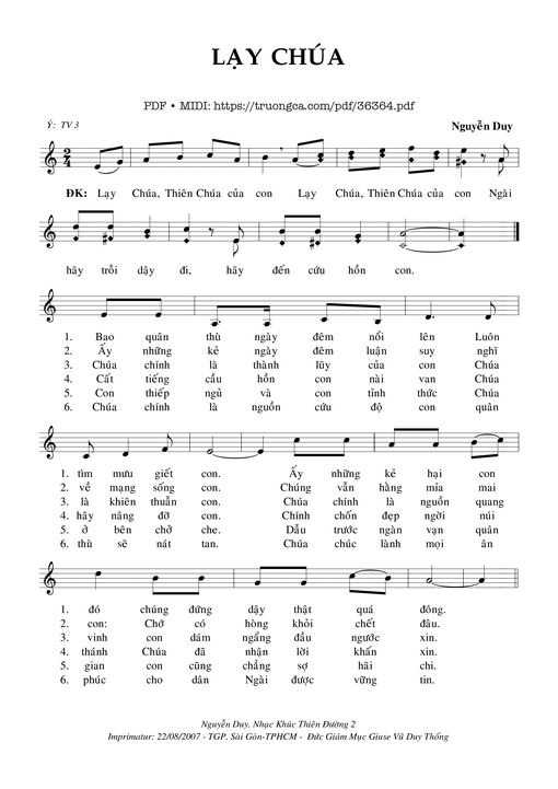 Thánh Vịnh 3, Lạy Chúa