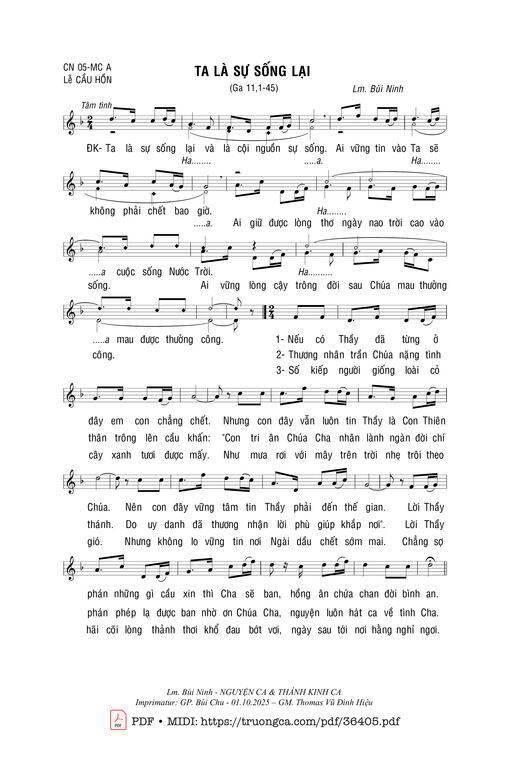 Ta Là Sự Sống Lại