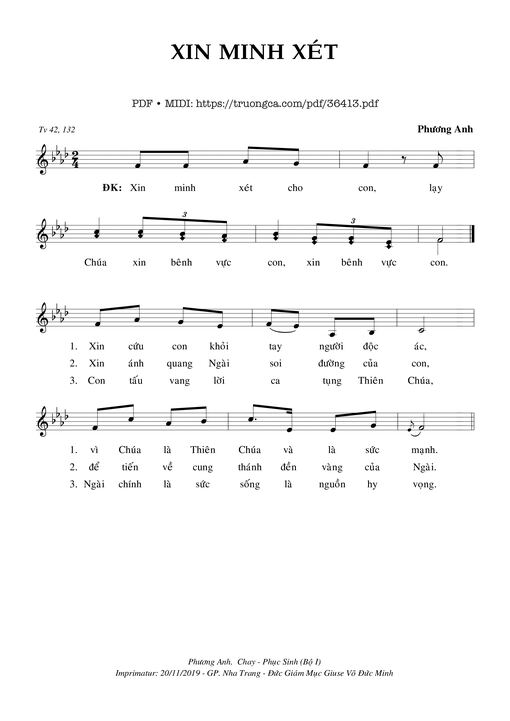Xin Minh Xét - Phương Anh