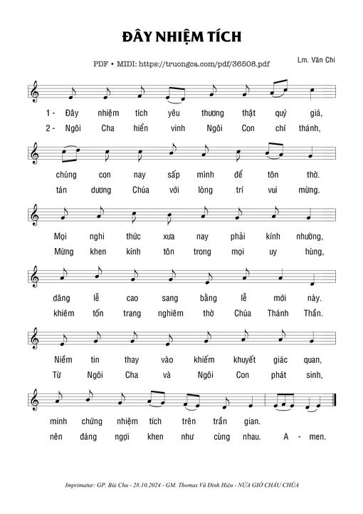 Đây Nhiệm Tích - Văn Chi