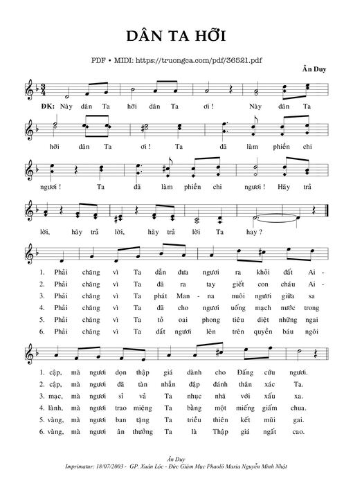 Dân Ta Hỡi - Ân Duy