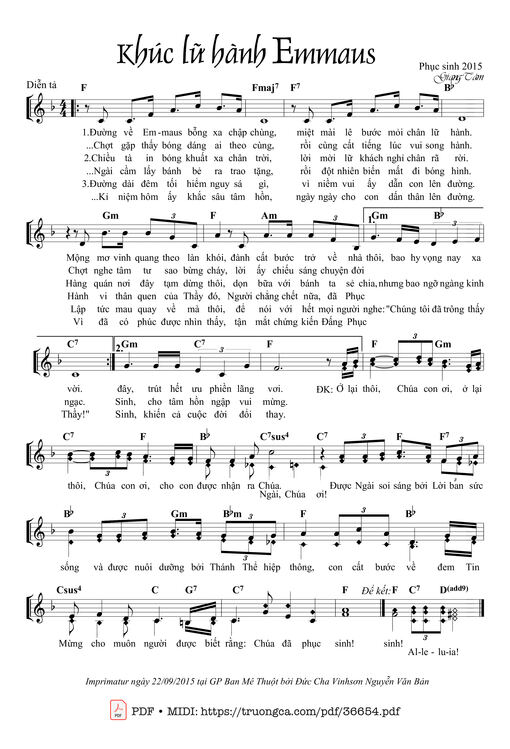 Khúc Lữ Hành Emmaus