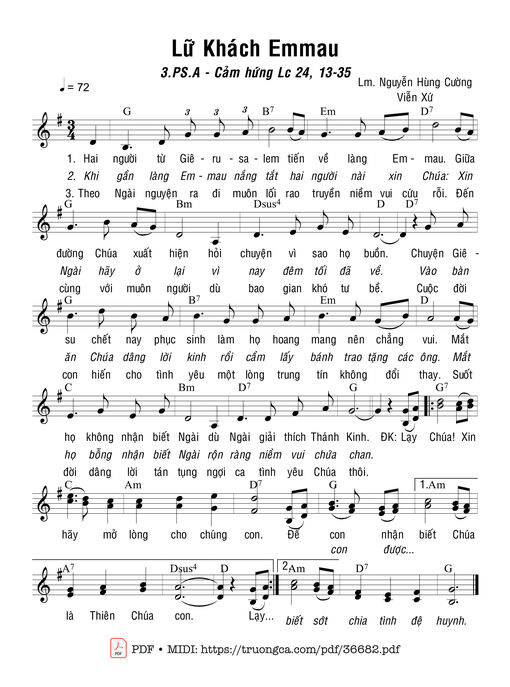 Lữ Khách Emmau - Nguyễn Hùng Cường &Amp; Viễn Xứ