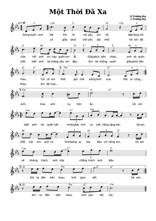 Một thời đã xa