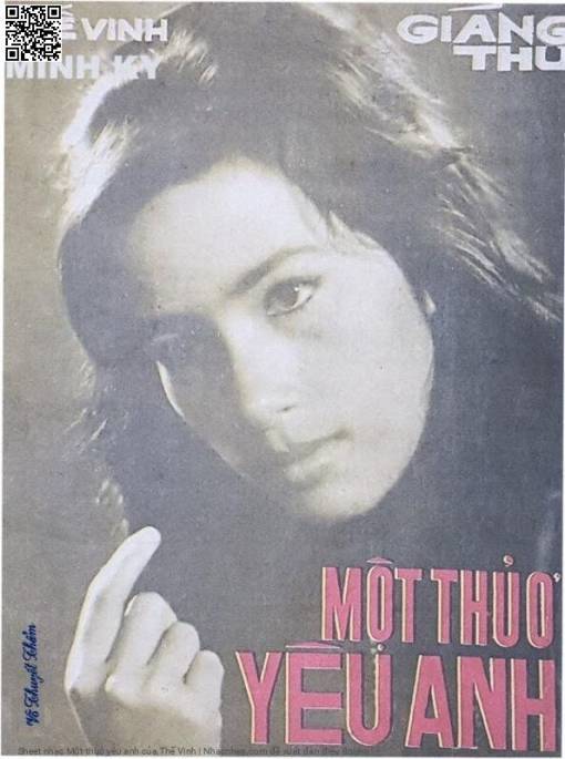 Sheet nhạc PDF bài Một thuở yêu anh