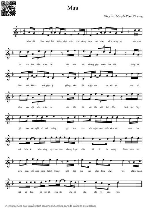 Mưa - Nguyễn Đình Chương