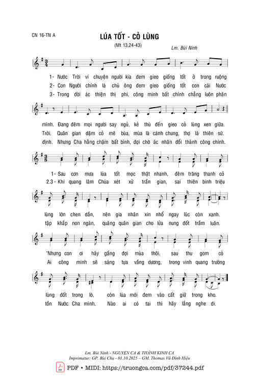 Lúa Tốt - Cỏ Lùng