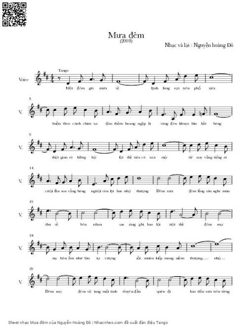 Mưa đêm - Nguyễn Hoàng Đô