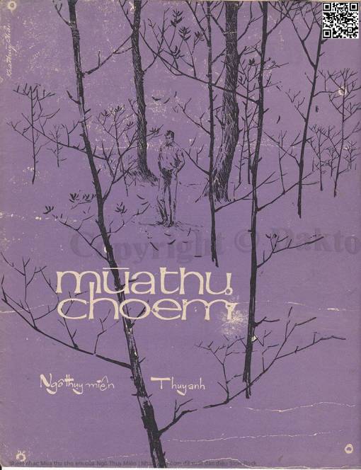 Sheet nhạc PDF bài Mùa thu cho em