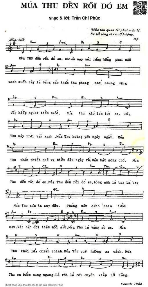 Mùa thu đến rồi đó em