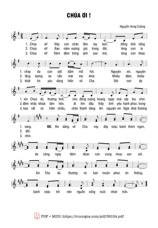 Chúa Ơi - Nguyễn Hùng Cường